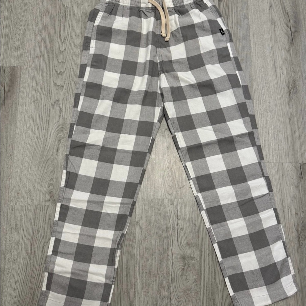 Hollister Gray Checkered Pajama Pants
